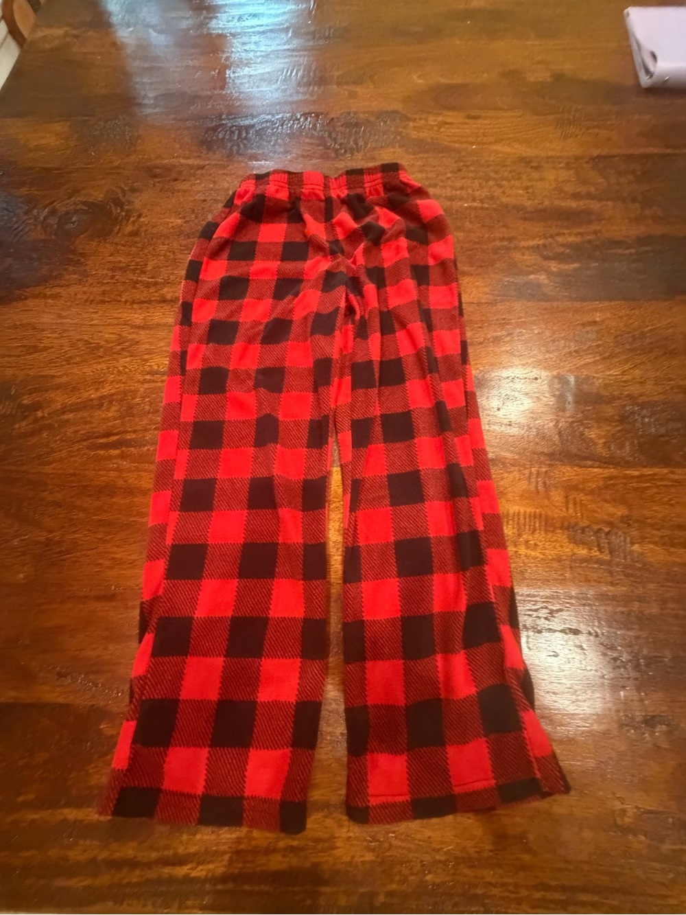 Kids Red Buffalo Plaid Pajama Pants